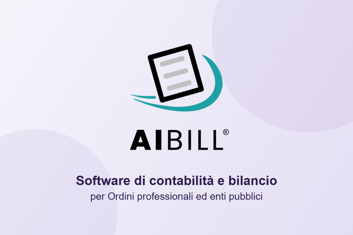 Logo AiBill: software di contabilità e bilancio per Ordini professionali ed enti pubblici